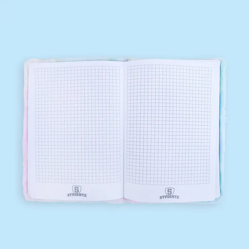 Libreta De Arcoíris Con Textura De Peluche, 80 Páginas 2