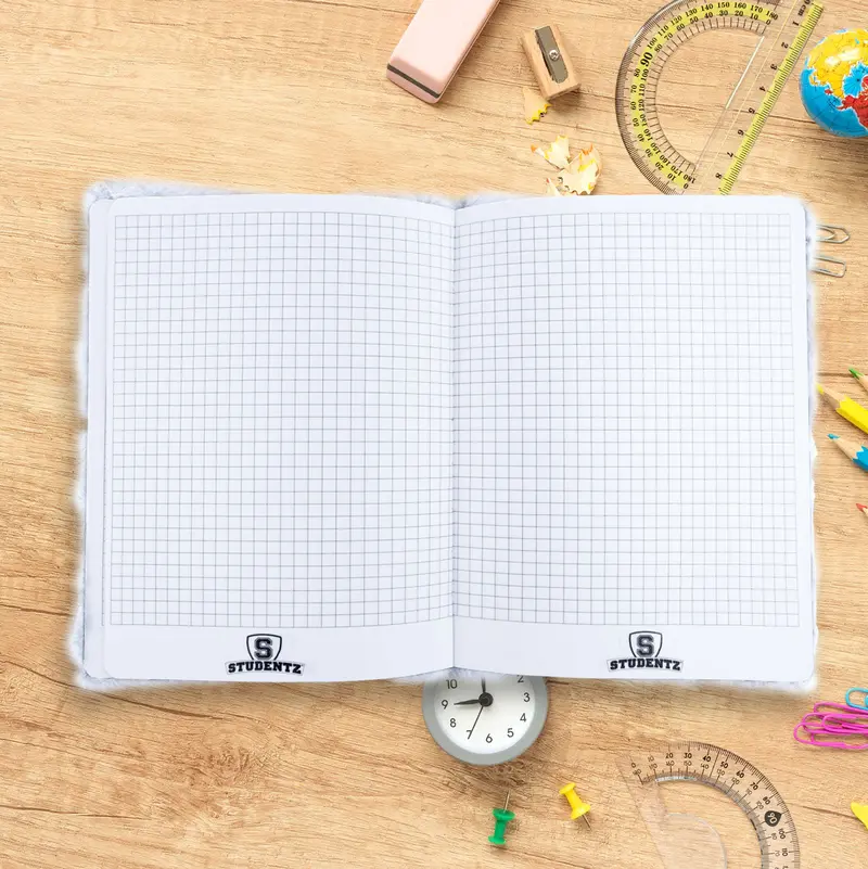 Libreta De Panda Con Textura De Peluche, 80 Páginas 2