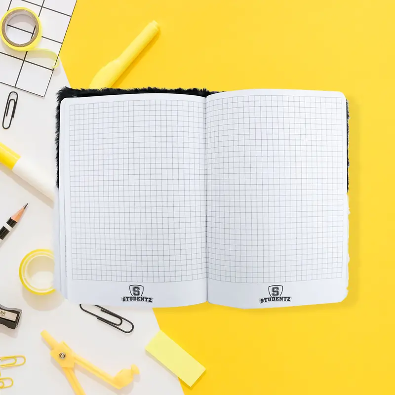 Libreta De Pingüino Con Textura De Peluche, 80 Páginas 2