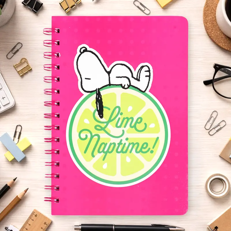 Libreta De Rayas, Peanuts, Lime Naptime! 1