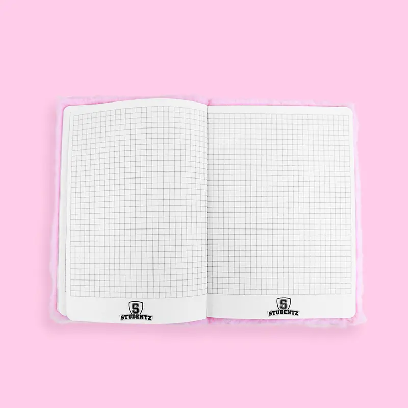 Libreta Decorada Con Textura De Peluche, 80 Páginas 2