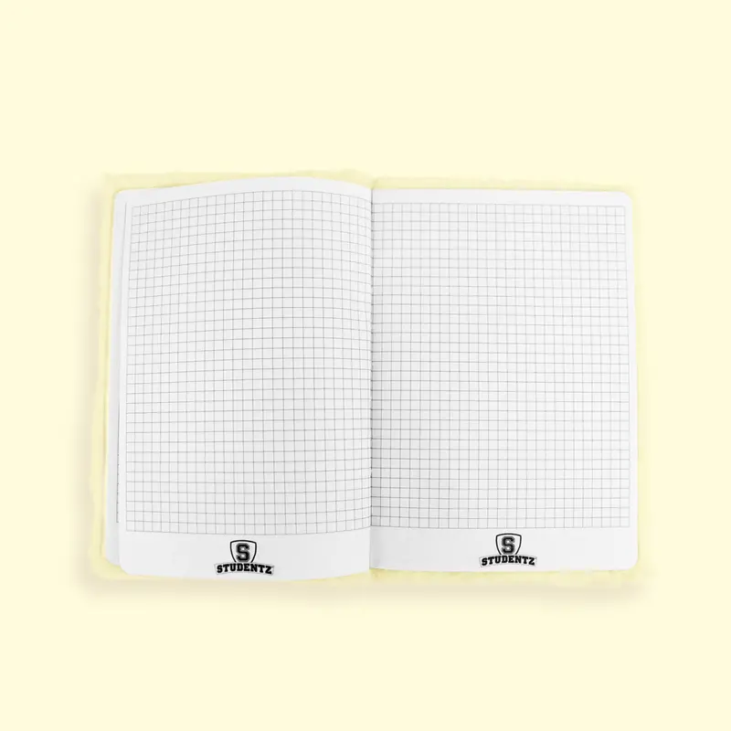 Libreta Decorada Con Textura De Peluche, 80 Páginas 2