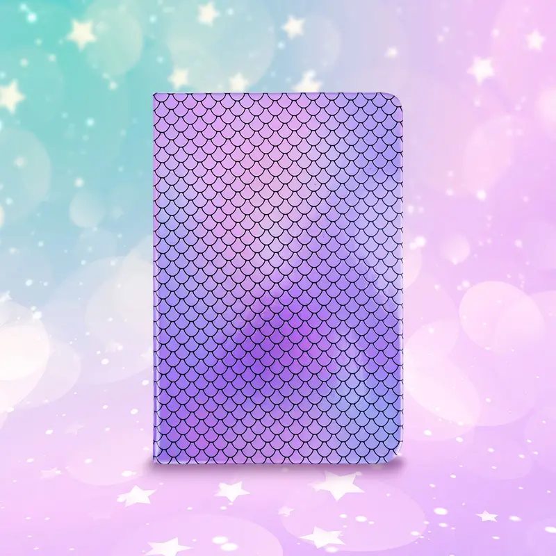 Libreta Diseño De Sirena Color Morado, 80 Páginas 1