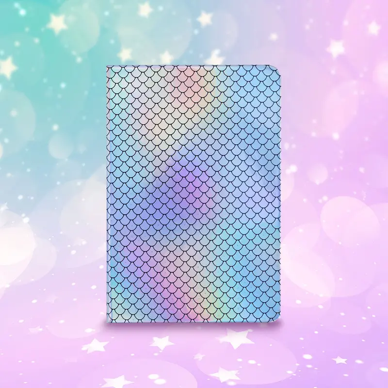 Libreta Diseño De Sirena Color Plata, 80 Páginas 1