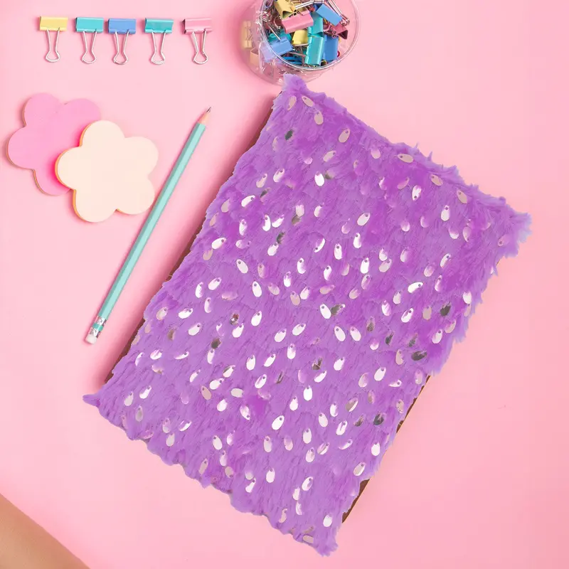 Libreta Jaspeada Color Morado 80H 1