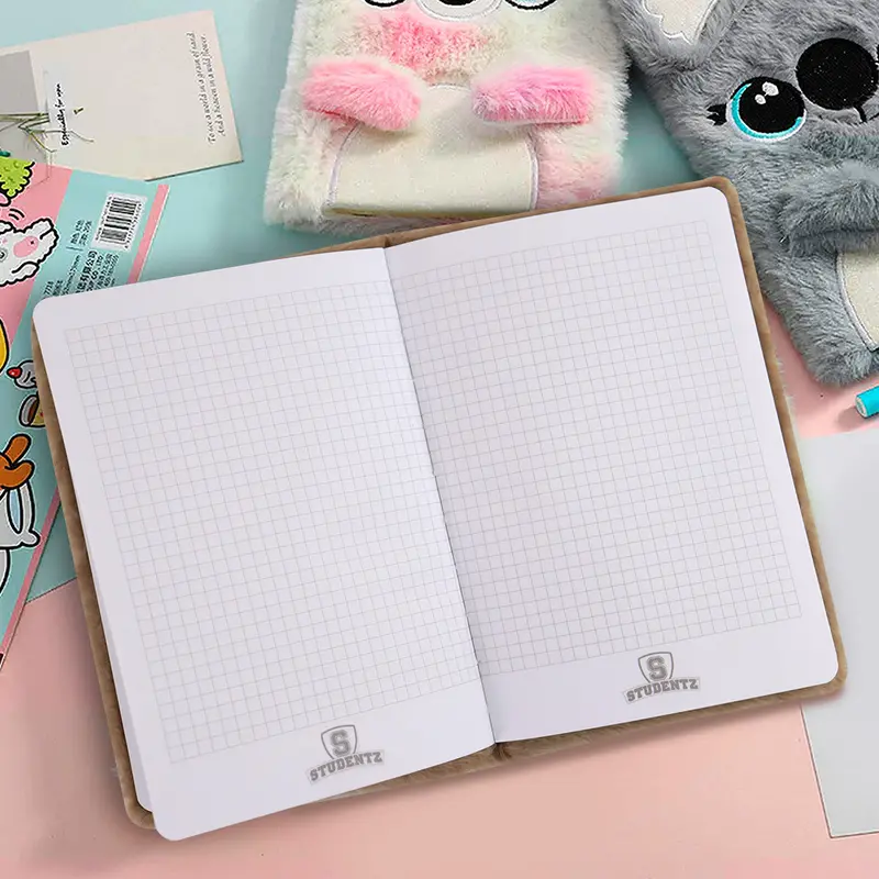 Libreta Mapache De Peluche, 80 Páginas 2