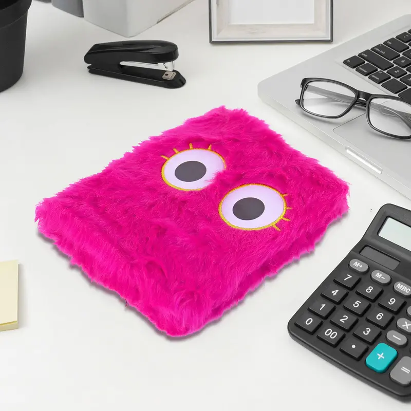 Libreta Peluche Color Fucsia 1