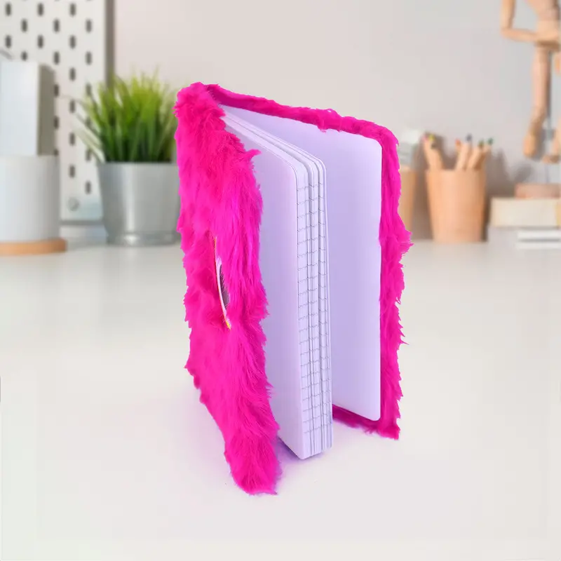 Libreta Peluche Color Fucsia 2
