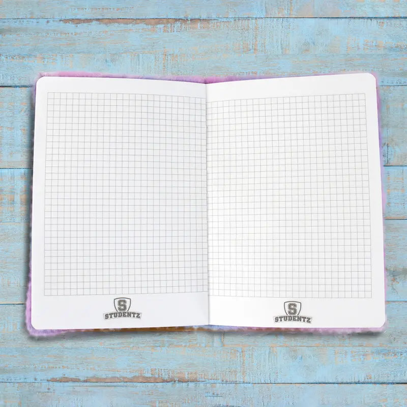 Libreta Peluche Unicornio Con Squishies 80H 2