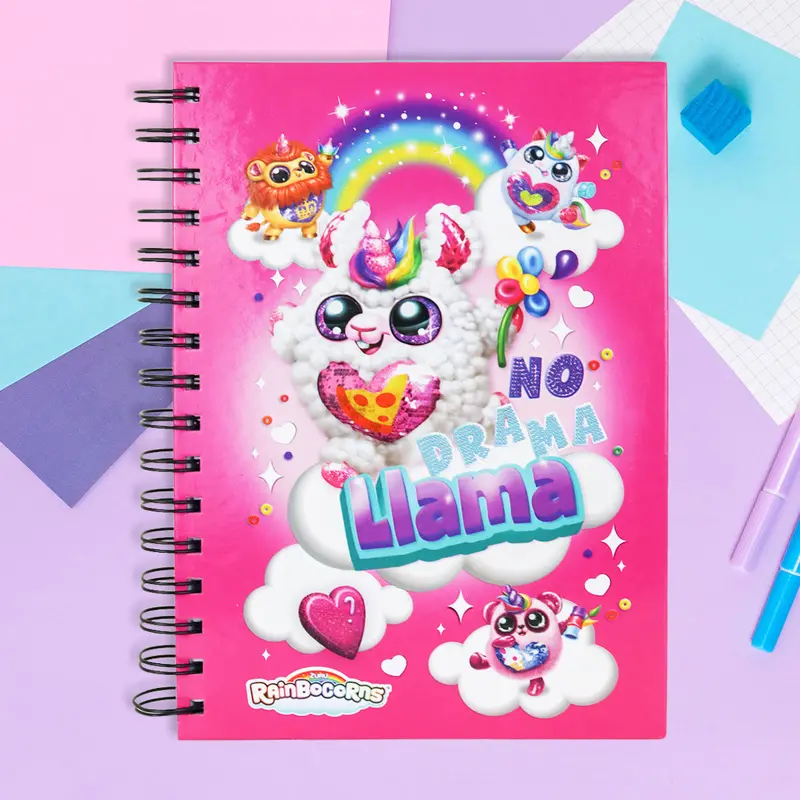 Libreta Rainbocorns, Color Rosa 1
