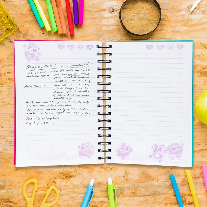 Libreta Rainbocorns, Color Rosa 2