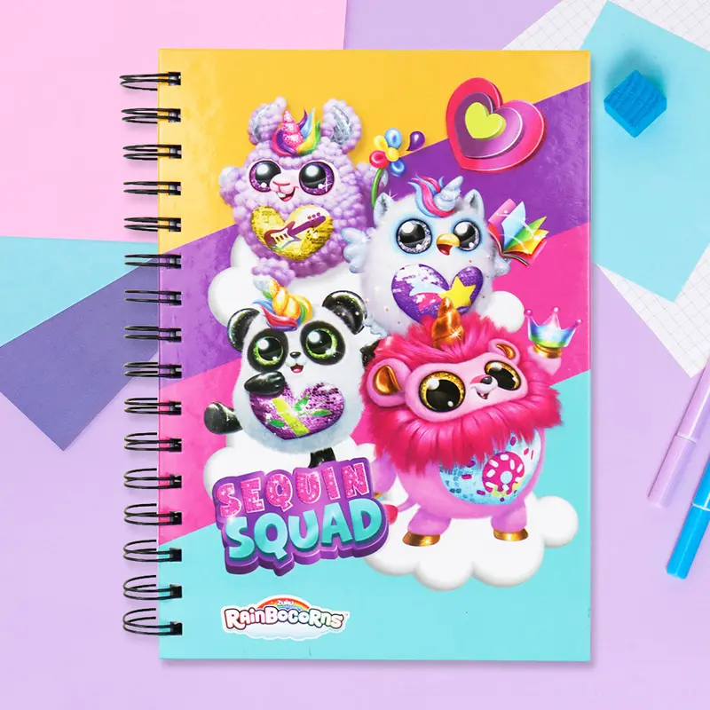 Libreta Rainbocorns, Sequin Squad 1