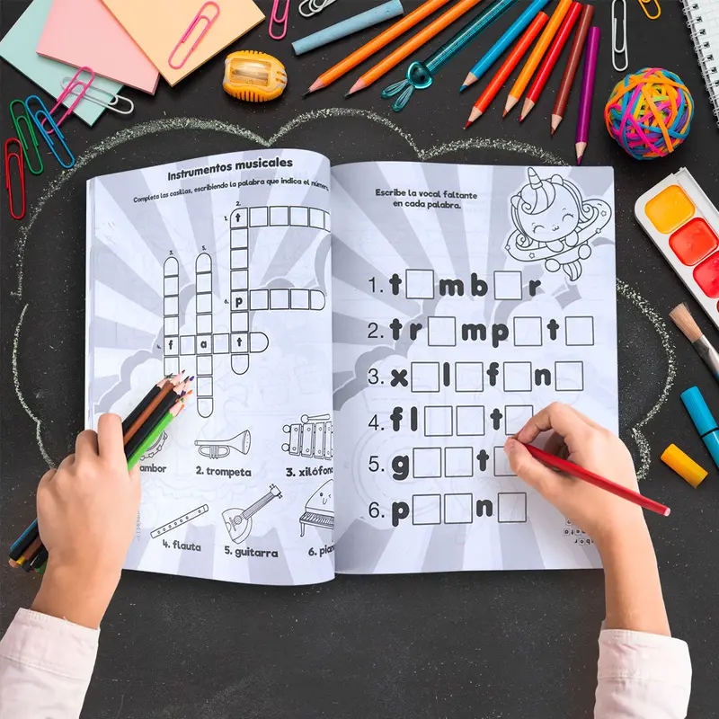 Libro De Actividades Unicornios Para Niñas, 96 Páginas 2