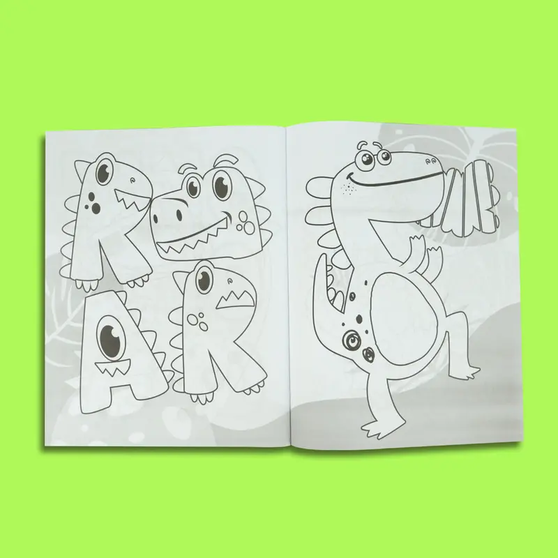 Libro De Colorear Dinosaurios Para Niños 2