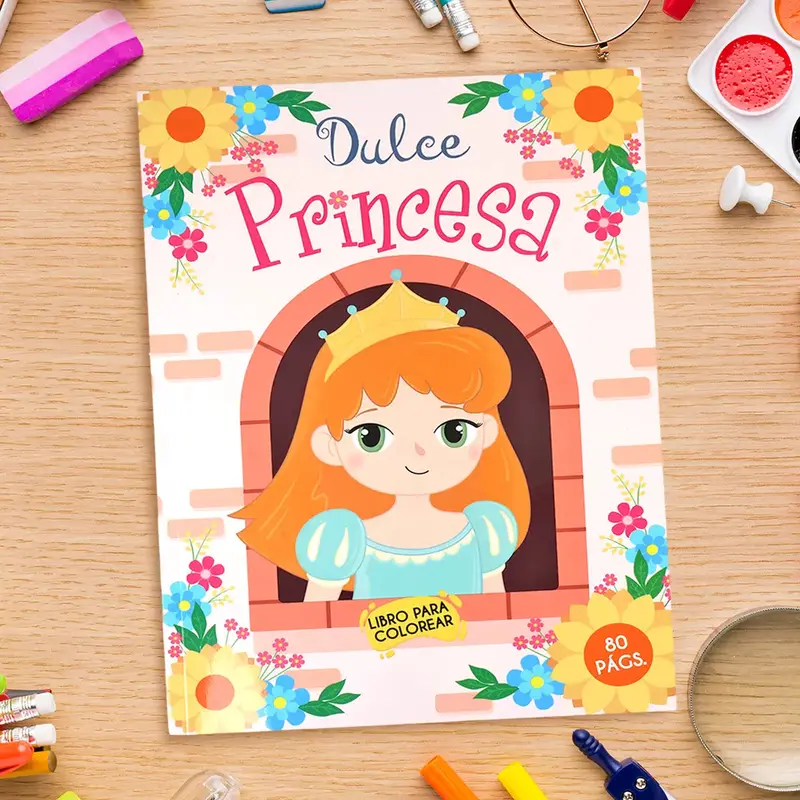 Libro Para Colorear, Dulce Princesa 1