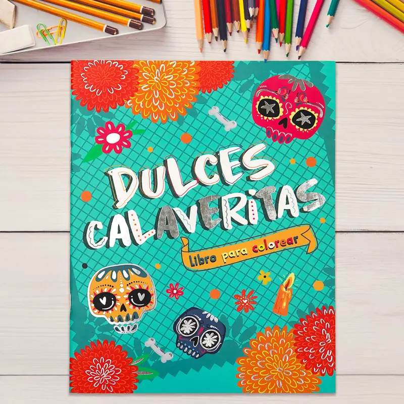 Libro Para Colorear "Dulces Calaveritas" 1
