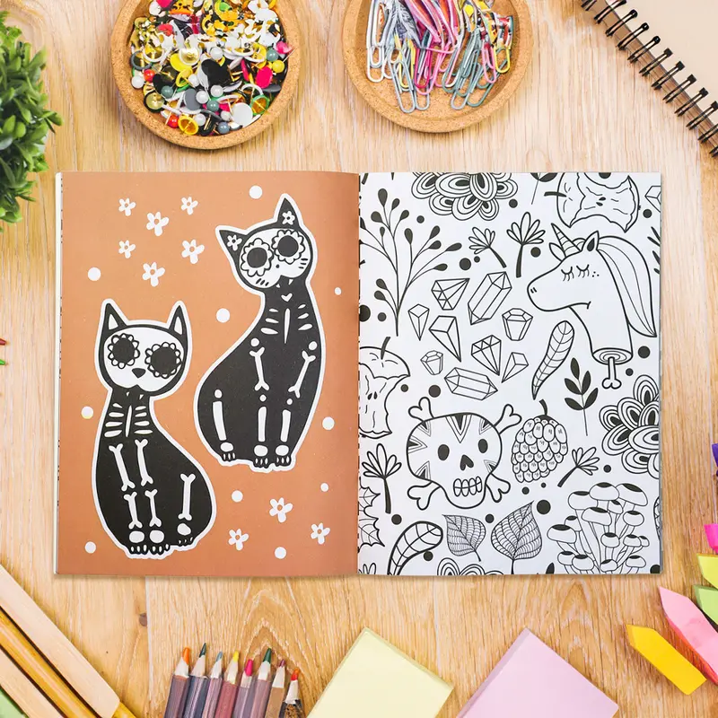 Libro Para Colorear "Dulces Calaveritas" 2