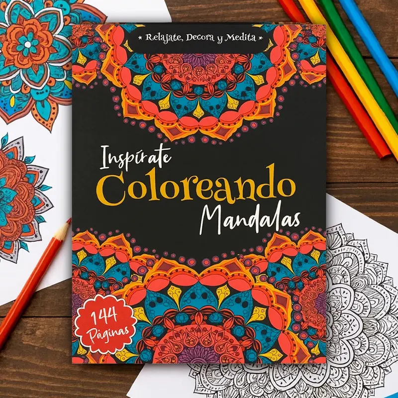 Libro Para Colorear, Mandalas 1