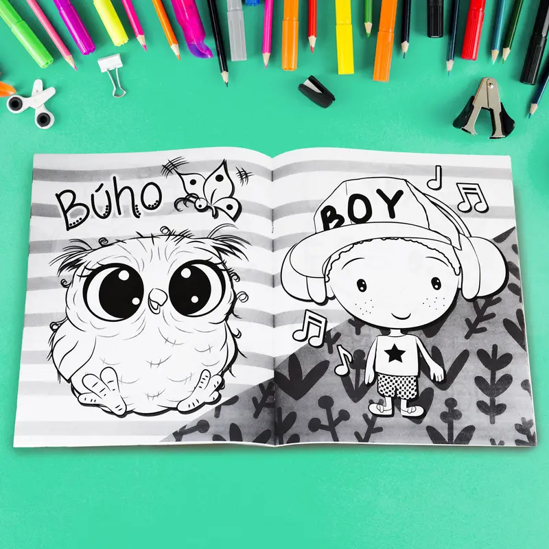 Libro Para Colorear, Oso, 32 Páginas 2