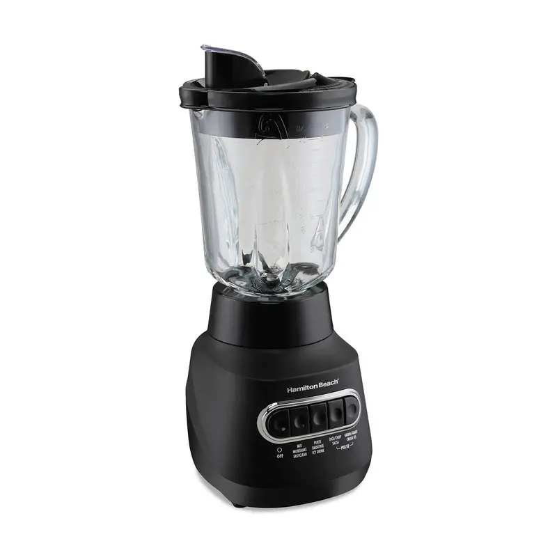 Licuadora Hamilton Beach Vaso De Vidrio 1.2 Litros Negra 58175J 1