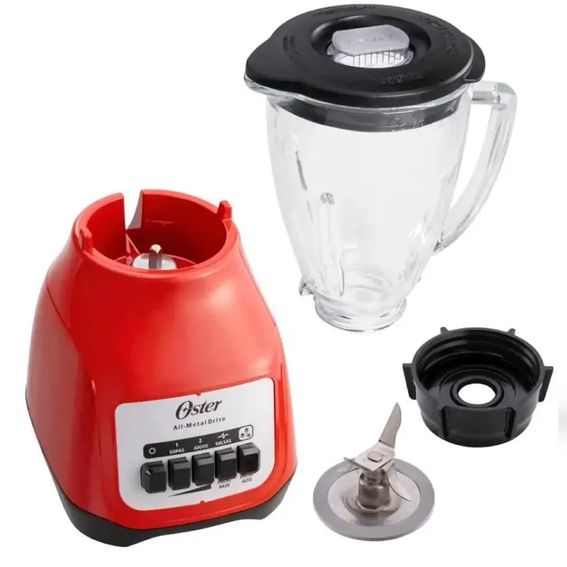 Licuadora Mod. Blstkag-Rpb-013 Kaliman 2V. Teclas V/V, Roja** 2
