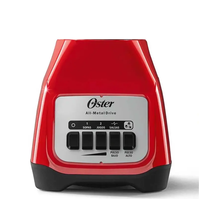 Licuadora Oster Mod. Blstkap-Rpb-013 Kaliman 2V. Teclas V/Plastico, Roja** 2