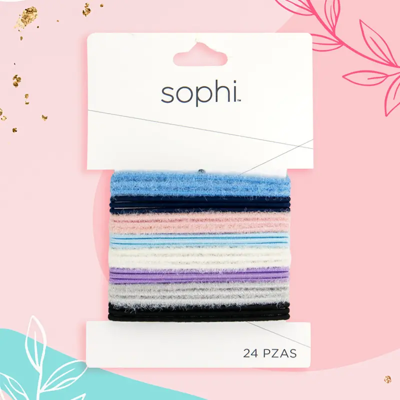Ligas Para El Cabello, Sophi, 24 Pzas 1
