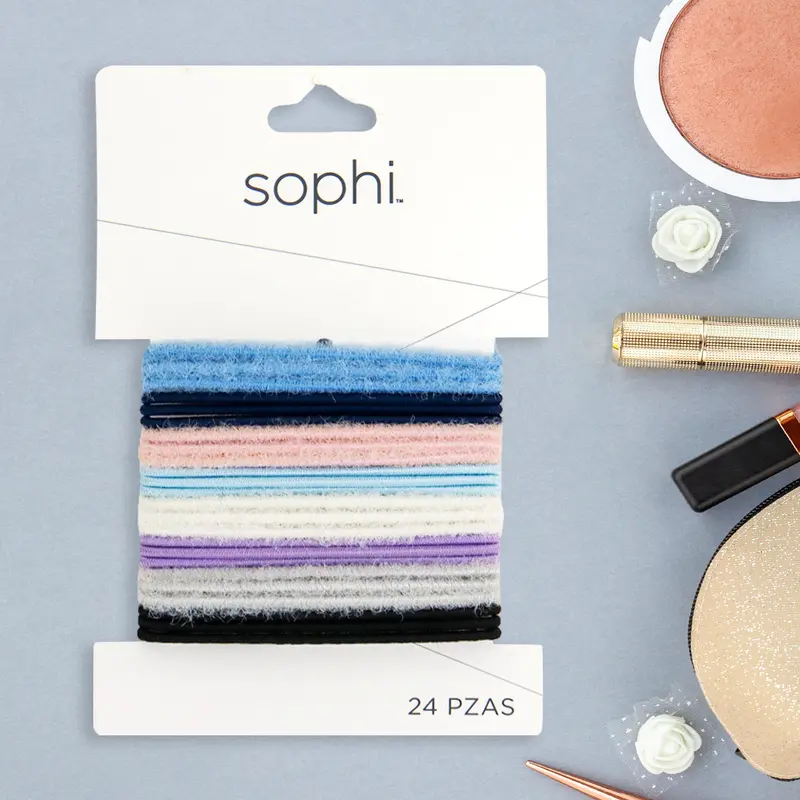 Ligas Para El Cabello, Sophi, 24 Pzas 2