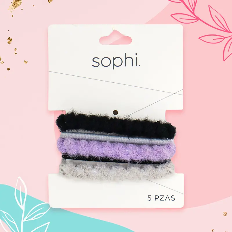 Ligas Para El Cabello, Sophi, 5 Pzas 1