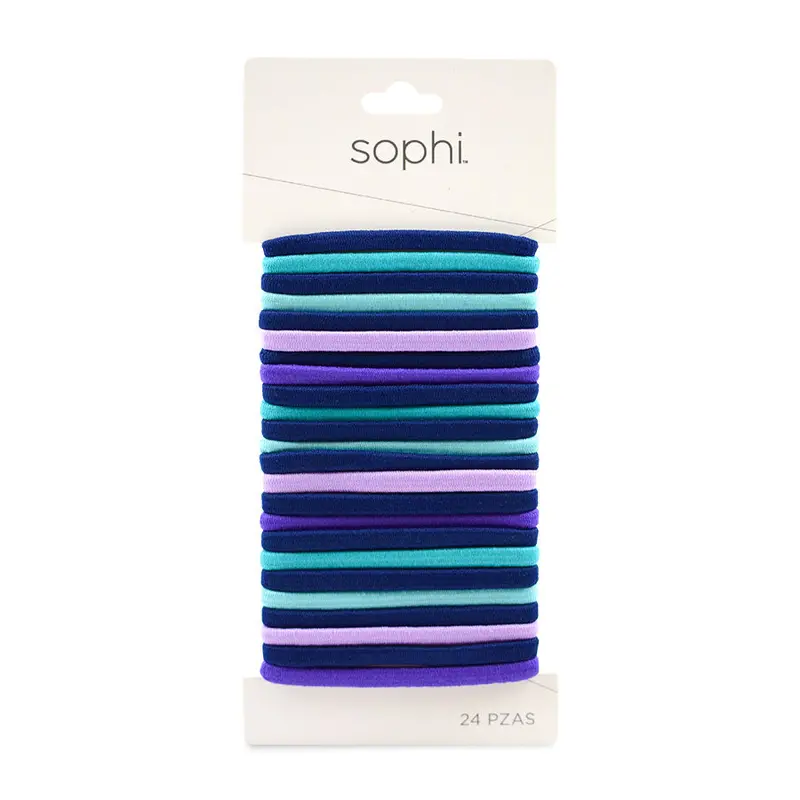 Ligas Tonos Azules Para Cabello 1Pza 1