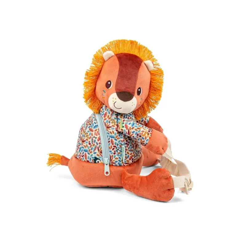 Lilliputiens Plush Backpack - Lion Jack 1