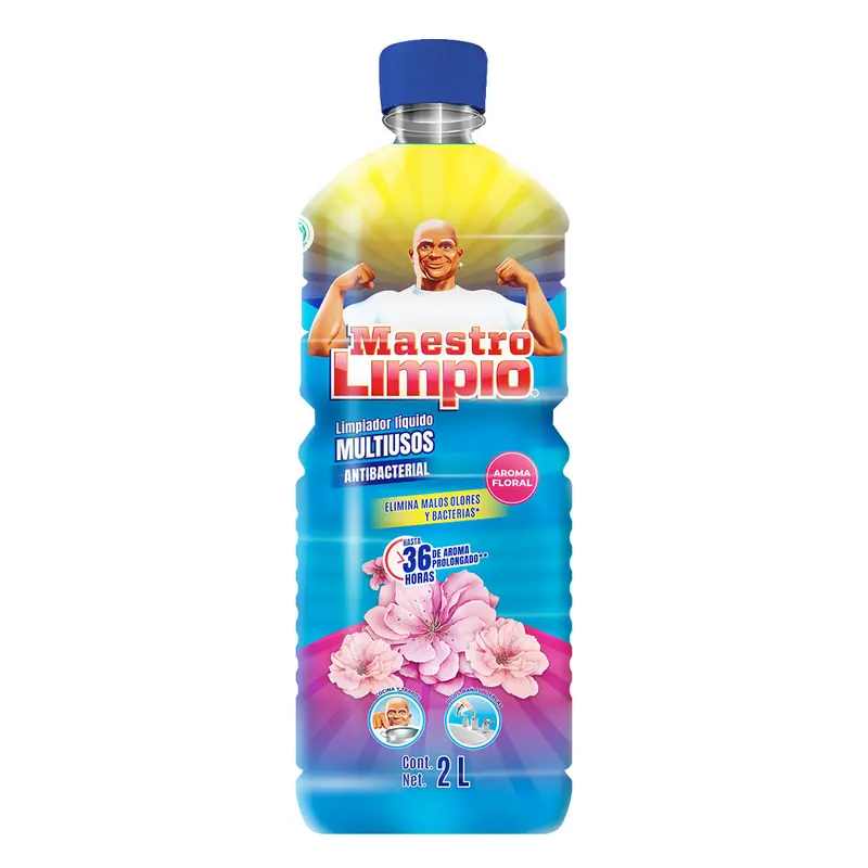 Limpiador Multiusos Líquido Maestro Limpio Floral 2L 1