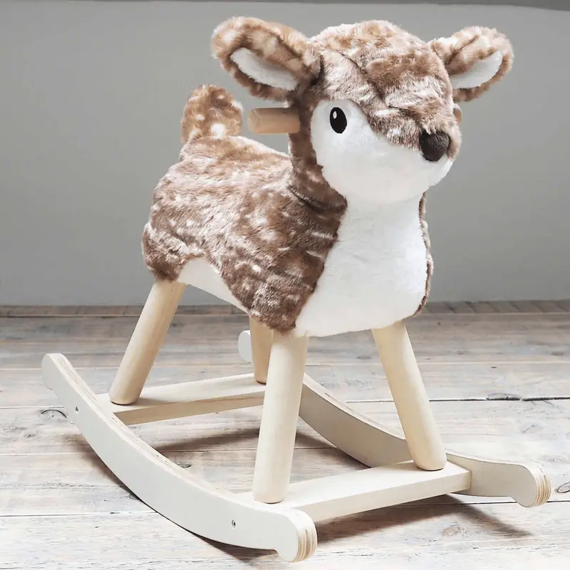 Little Bird Told Me Willow Rocking Deer 1