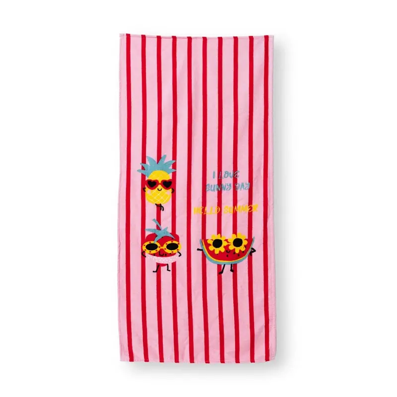 Little Dreams Baby Girl Towel - Red 1