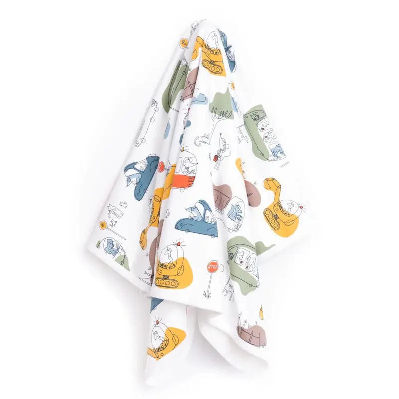 Little Dreams Boy Blanket - White 1