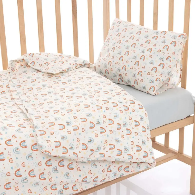 Little Dreams Girls Baby Duvet Cover Set - Printed 1