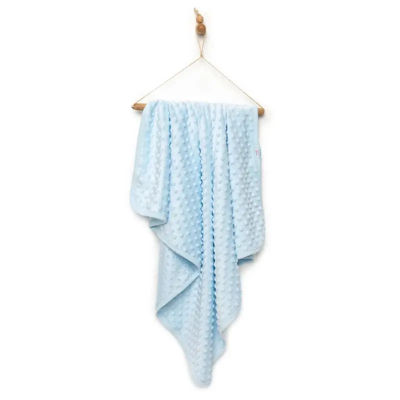 Little Dreams Unisex Plush Blankets - Blue 1
