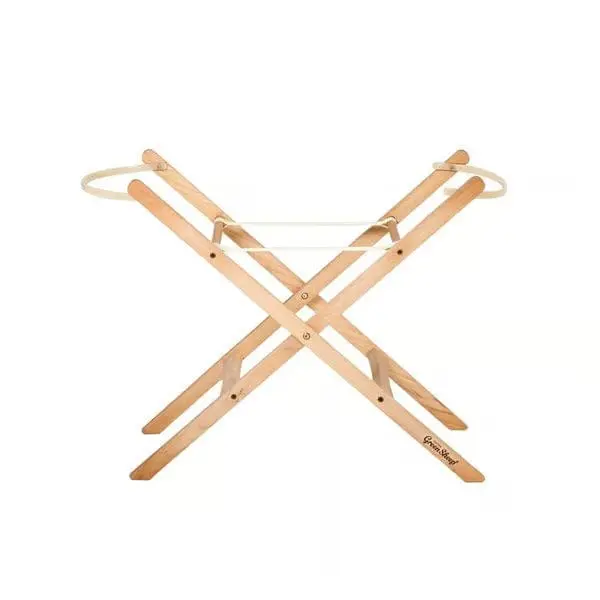 Little Green Sheep Folding Moses Stand In Natural 1