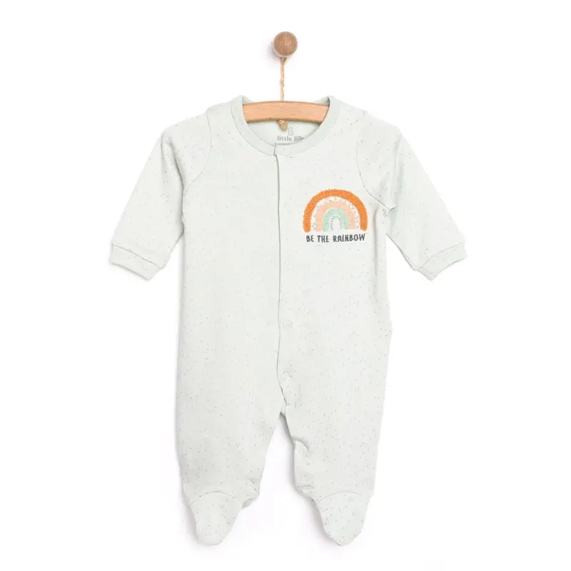 Little Life Newborn Girl Footed Jumpsuit - Multicolour 1