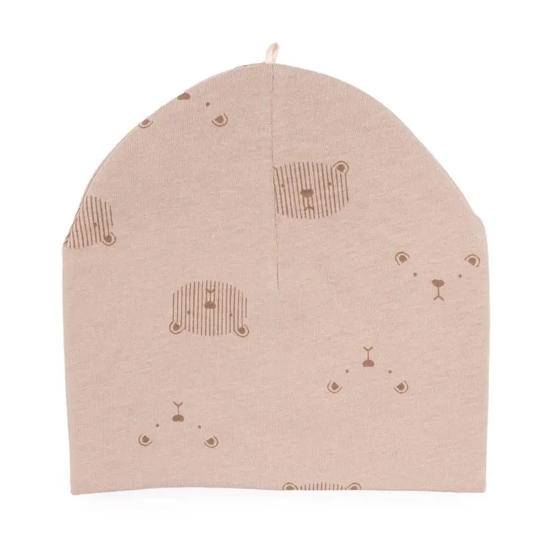 Little Plane Beanie - Light Brown 1