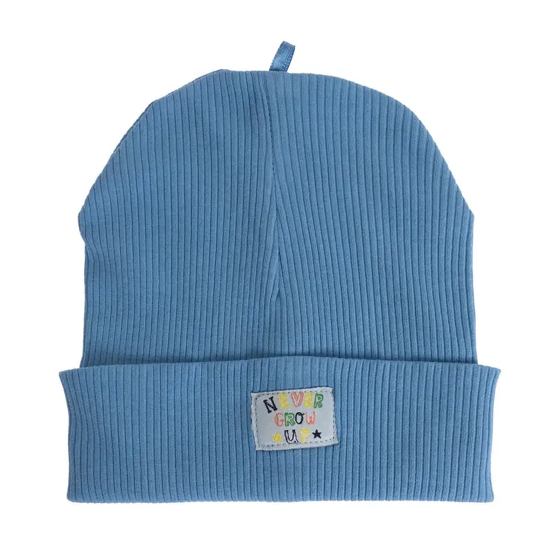 Little Plane Boy Beanie - Dark Blue 1