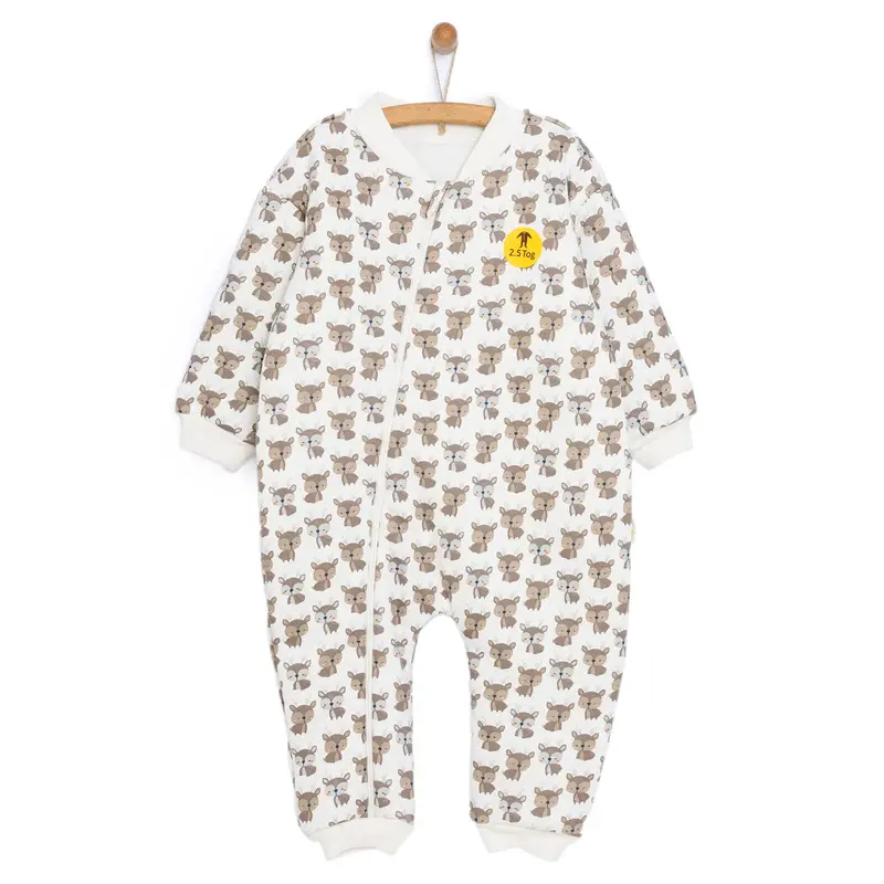 Little Plane Sleepsuit Baby Boy - Ecru 2