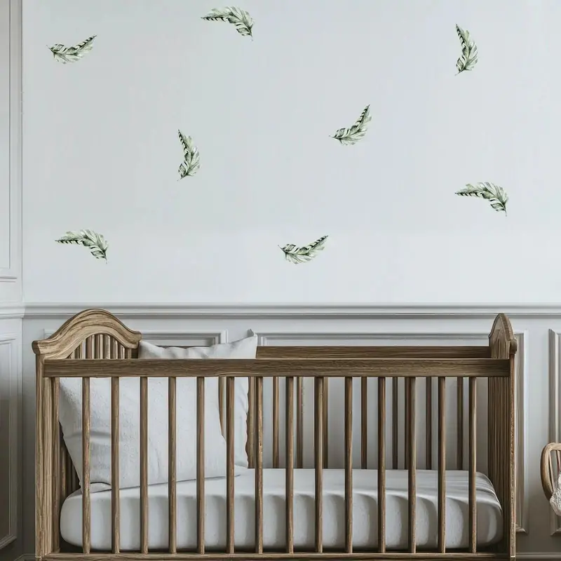 Live Vida Safari Leaves Wall Sticker A4 2