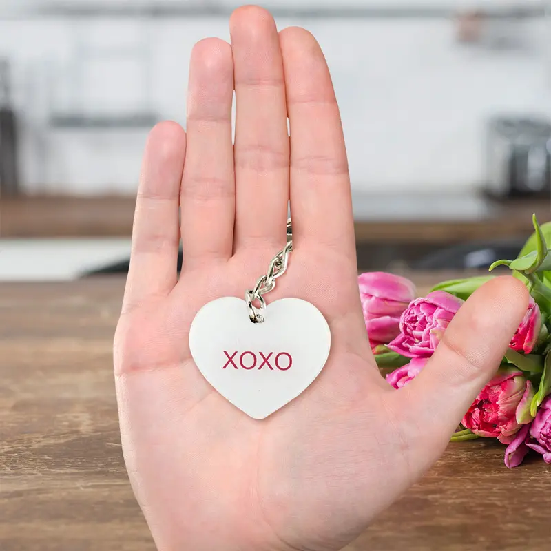 Llavero En Forma De Corazón "Xoxo" 1