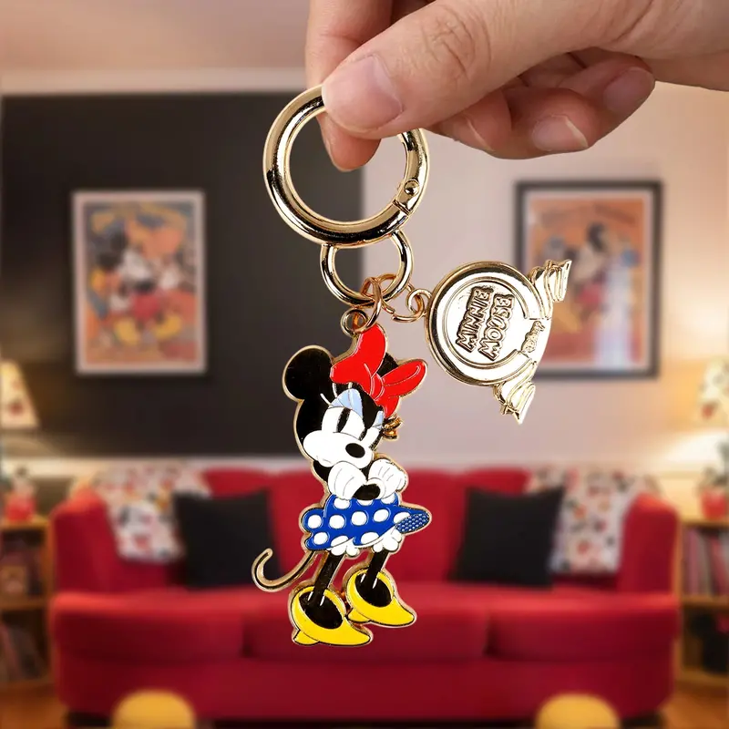 Llavero, Minnie Mouse, Color Azul 1