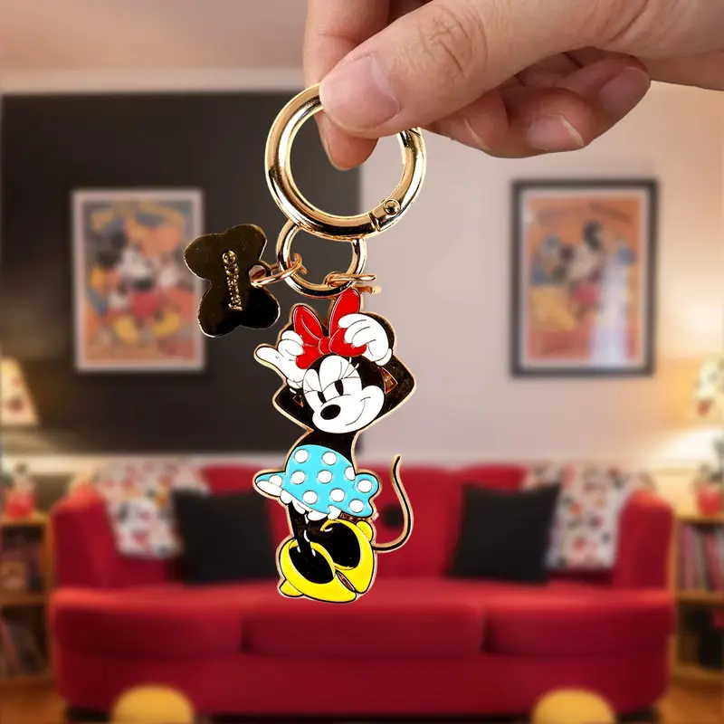 Llavero, Minnie Mouse, Color Azul 1