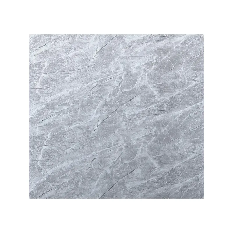 Loseta Pvc Con Textura De Mármol, Color Gris 2
