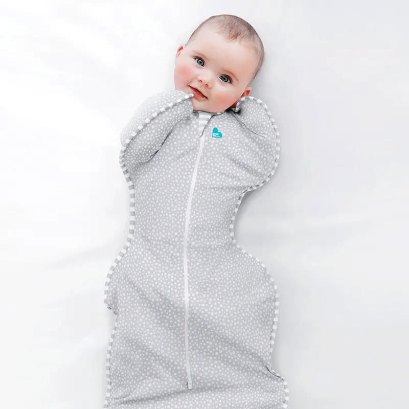 Love To Swaddle Up Bamboo Small Grey Dot 1
