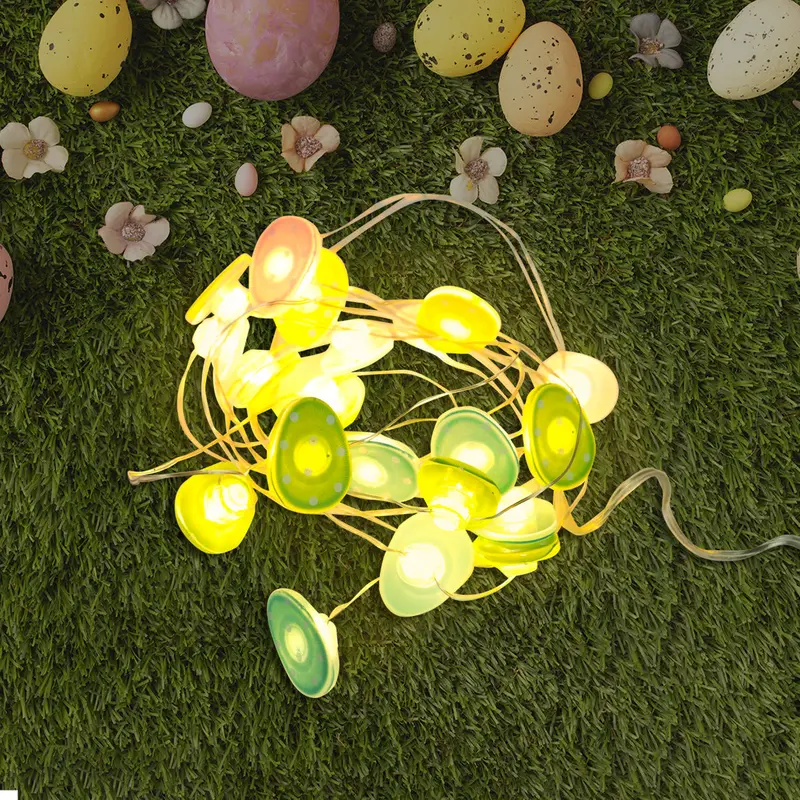Luces De Decoración De Pascua En Forma De Huevito Inkanto 1