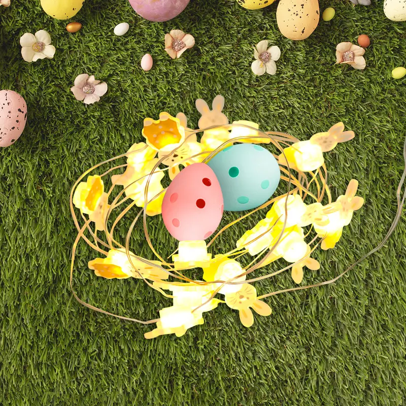 Luces De Decoración En Forma De Conejo 130Cm, Pascua 1